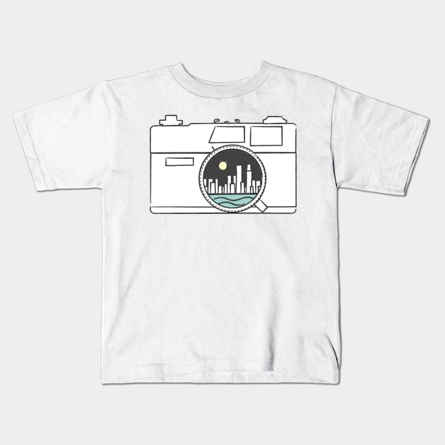 A New Lens Kids T-Shirt by SkySlate